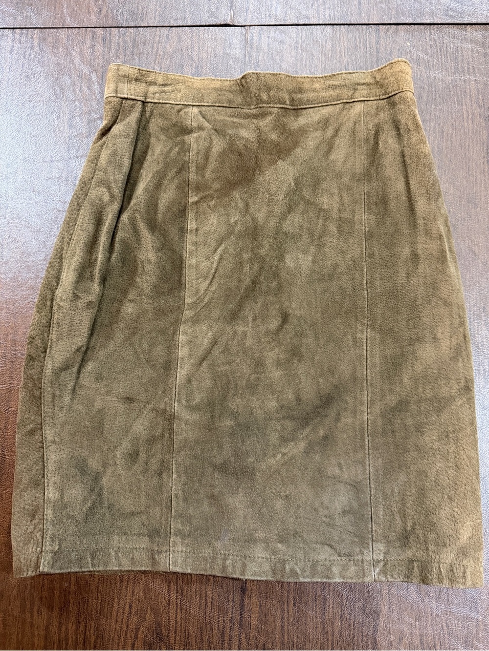 The Limited Women's Brown Leather Pencil Skirt Sz 6